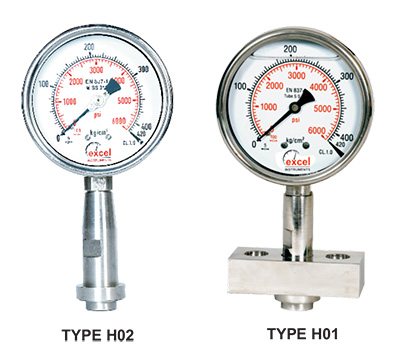 Homogenizer Pressure Gauge