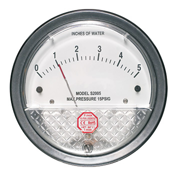 Low Pressure Differential Pressure Gauge